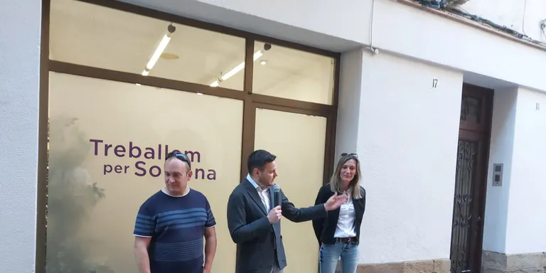 Treballem per Solsona estrena local al nucli antic de Solsona