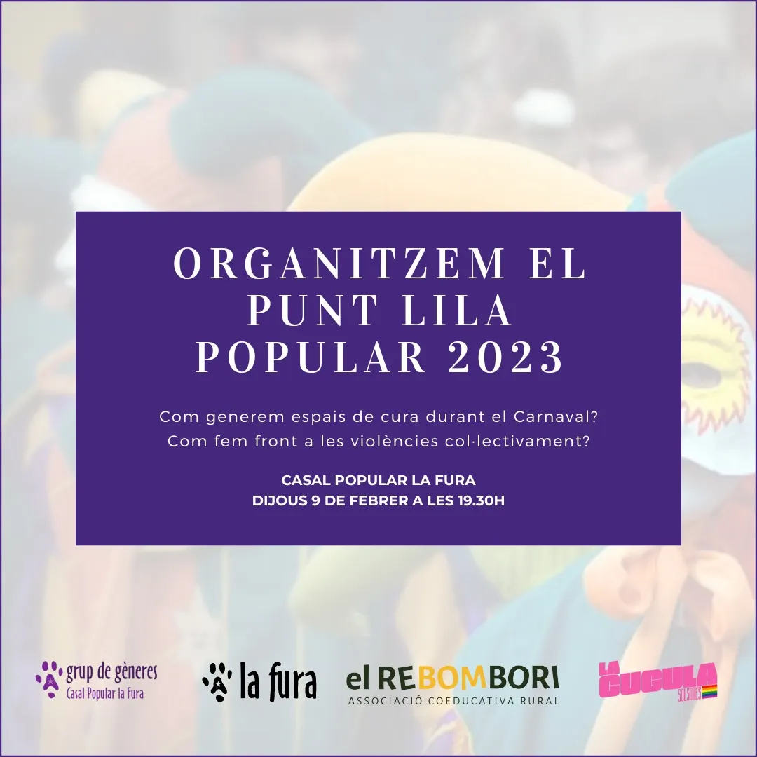 <strong>Entitats solsonines impulsen la creació d'un Punt Lila Popular per Carnaval</strong>