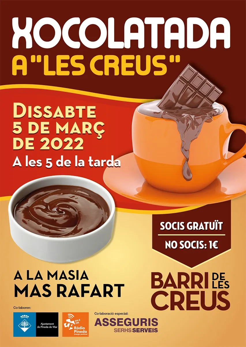 Les Creus celebra una xocolatada oberta a tothom