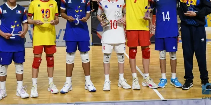 Roger Monzó, medalla de plata a la primera fase del classificatori per l'europeu de vòlei sub-16