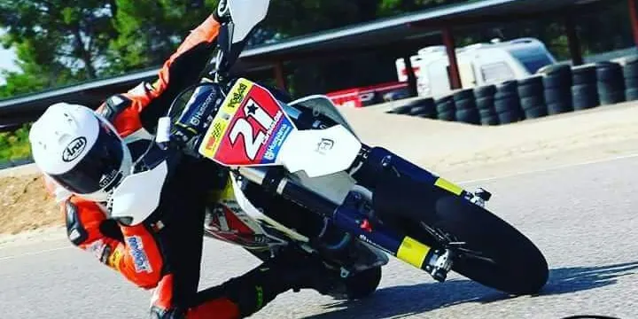 Carlos Daniel, campió de Catalunya de Supermotard Road