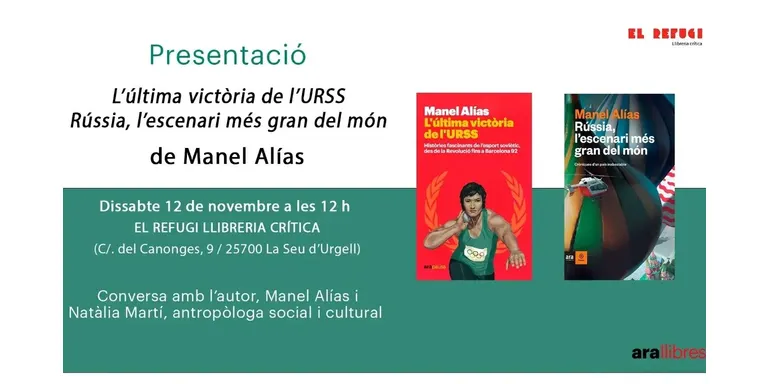 Manel Alías presenta a la Seu d'Urgell el llibre 'L'última victòria de l'URSS'