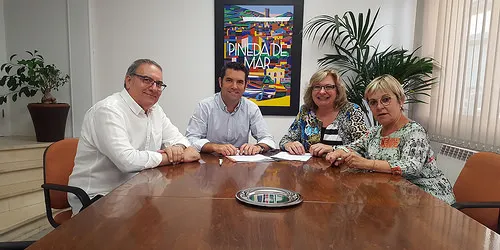 Conveni entre l'Ajuntament de Pineda i la FAGEM per promoure l'ocupació