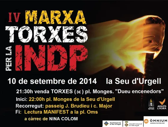 Convocada a la Seu la IV Marxa de Torxes per la Independència