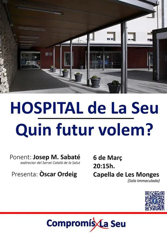 La plataforma Compromís X La Seu proposa un debat públic sobre el Sant Hospital