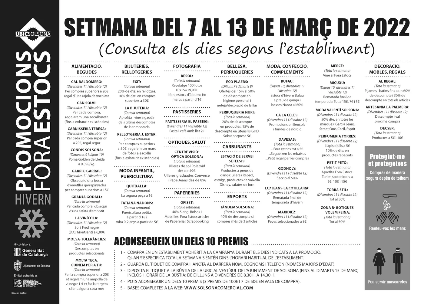 La UBIC sorteja 650 euros en vals de compra durant aquesta setmana