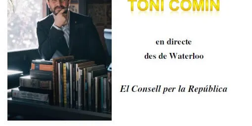 L'ANC organitza una videoconferència amb Toni Comín