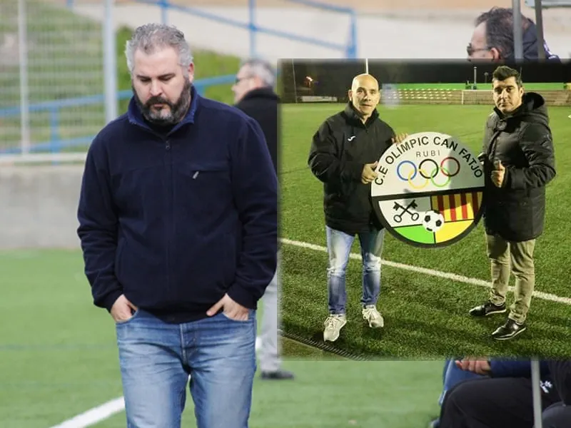 A l'esquerra, Alberto Fernández, i a la dreta, la dupla Juan C. Rodríguez i Toni Corral / Fotomunta