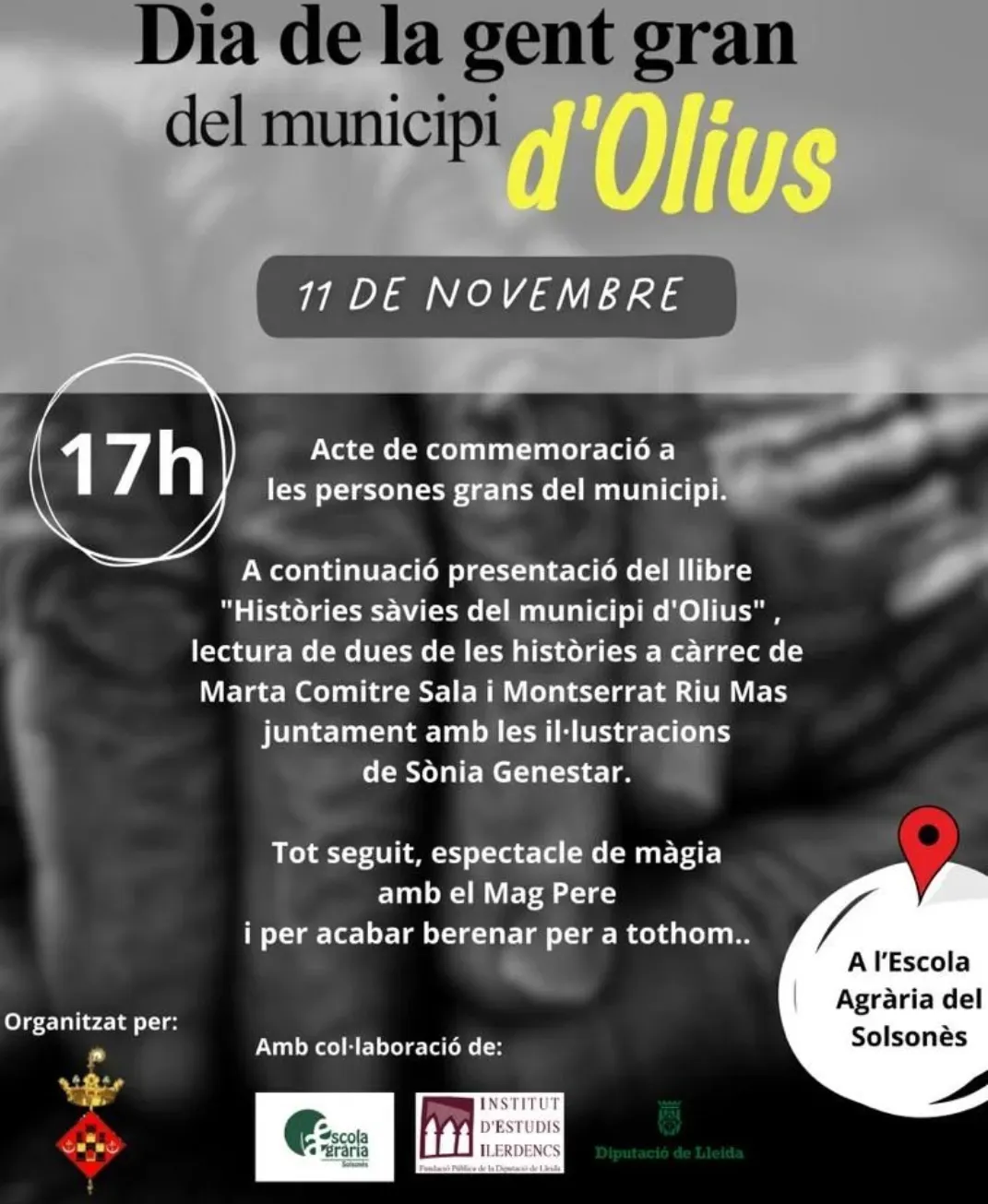 <strong>Olius celebra aquest dissabte el Dia de la gent gran del municipi</strong>
