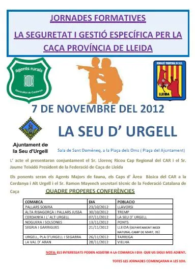 La Seu acull una jornada formativa sobre caça