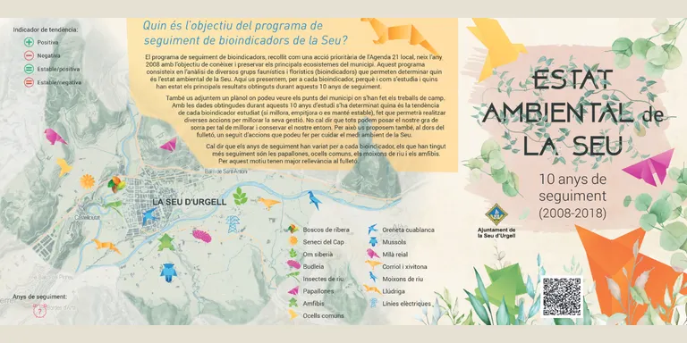 Els bioindicadors de la Seu d’Urgell reflecteixen un bon estat ambiental de la ciutat