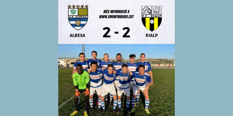 Cap de setmana de 4 punts per l'Albesa, victòria divendres i empat el diumenge