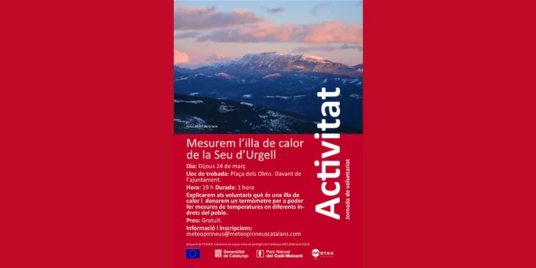 Activitat per mesurar l'illa de calor de la Seu d'Urgell