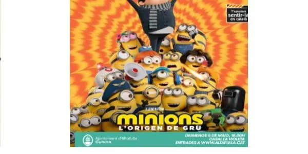 Els minions aterren aquest diumenge a La Violeta en una sessió de cinema per a grans i petits