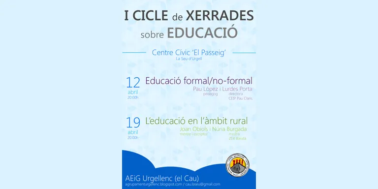 L'Agrupament Escolta crea un cicle de xerrades sobre educació