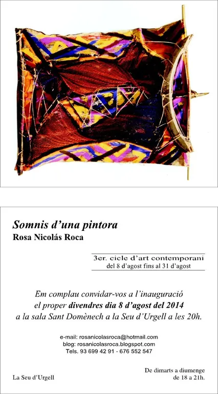 La Sala de Sant Domènec ofereix l'exposició 'Somnis d'una pintora', de Rosa Nicolás Roca