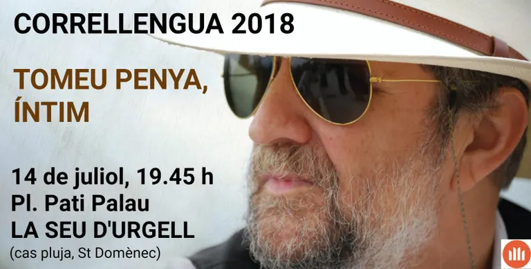 El Correllengua 2018 ofereix a la Seu d'Urgell un concert de Tomeu Penya