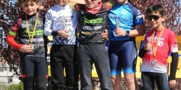 Bon paper dels ciclistes de l’Escola de la Penya Ciclista d’Altafulla en la Copa Catalunya de BTT a Almacelles