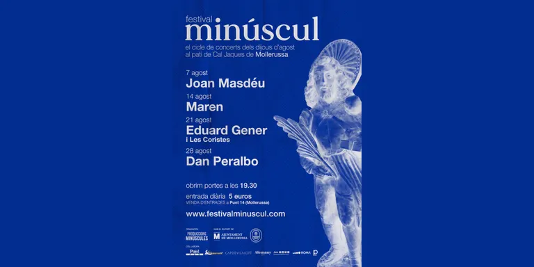 El cantautor solsoní Eduard Gener actuarà al Festival Minúscul de Mollerussa