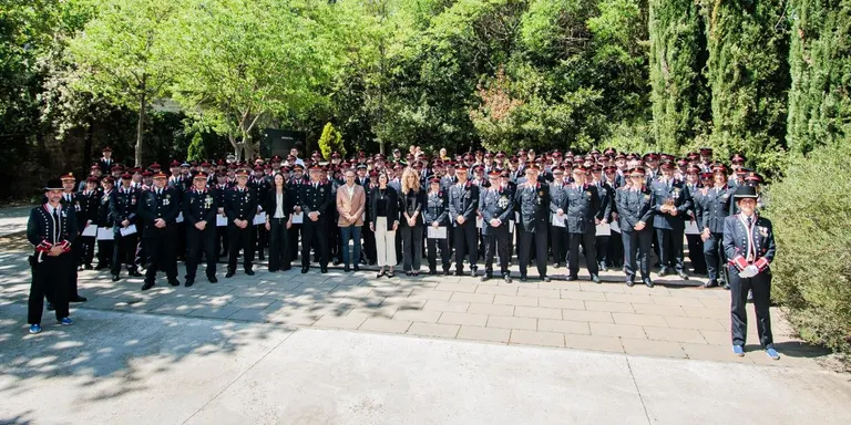 Els Mossos d’Esquadra lliuren dues felicitacions a solsonins en el marc del Dia de les Esquadres de la Regió Policial Central