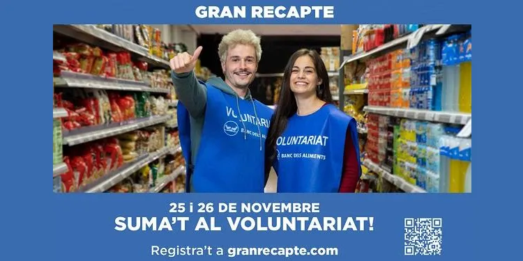 El Banc dels Aliments fa una crida a una participació rècord al Gran Recapte del 25 i 26 de novembre