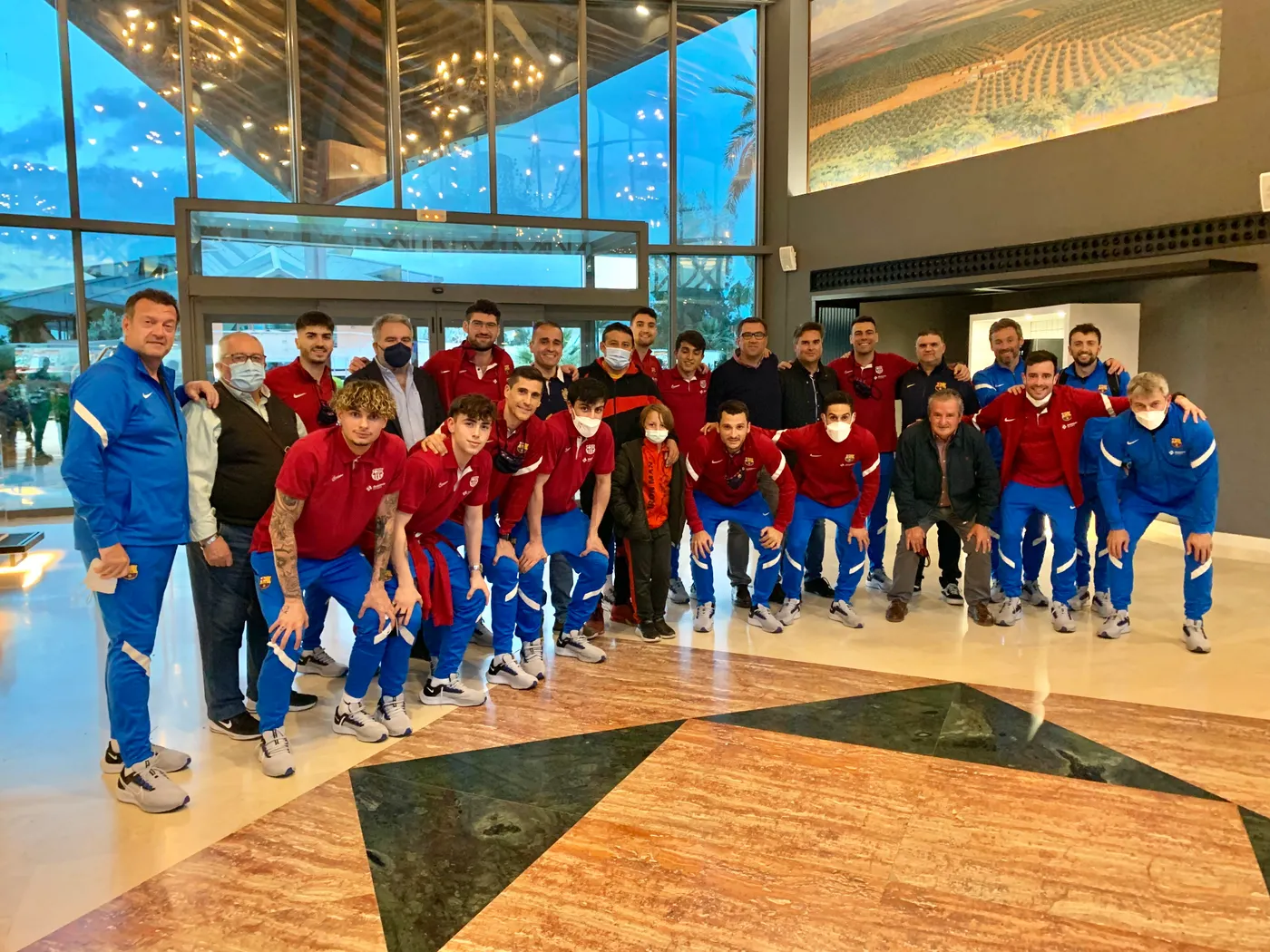 El Barça Futsal visita al Jaén