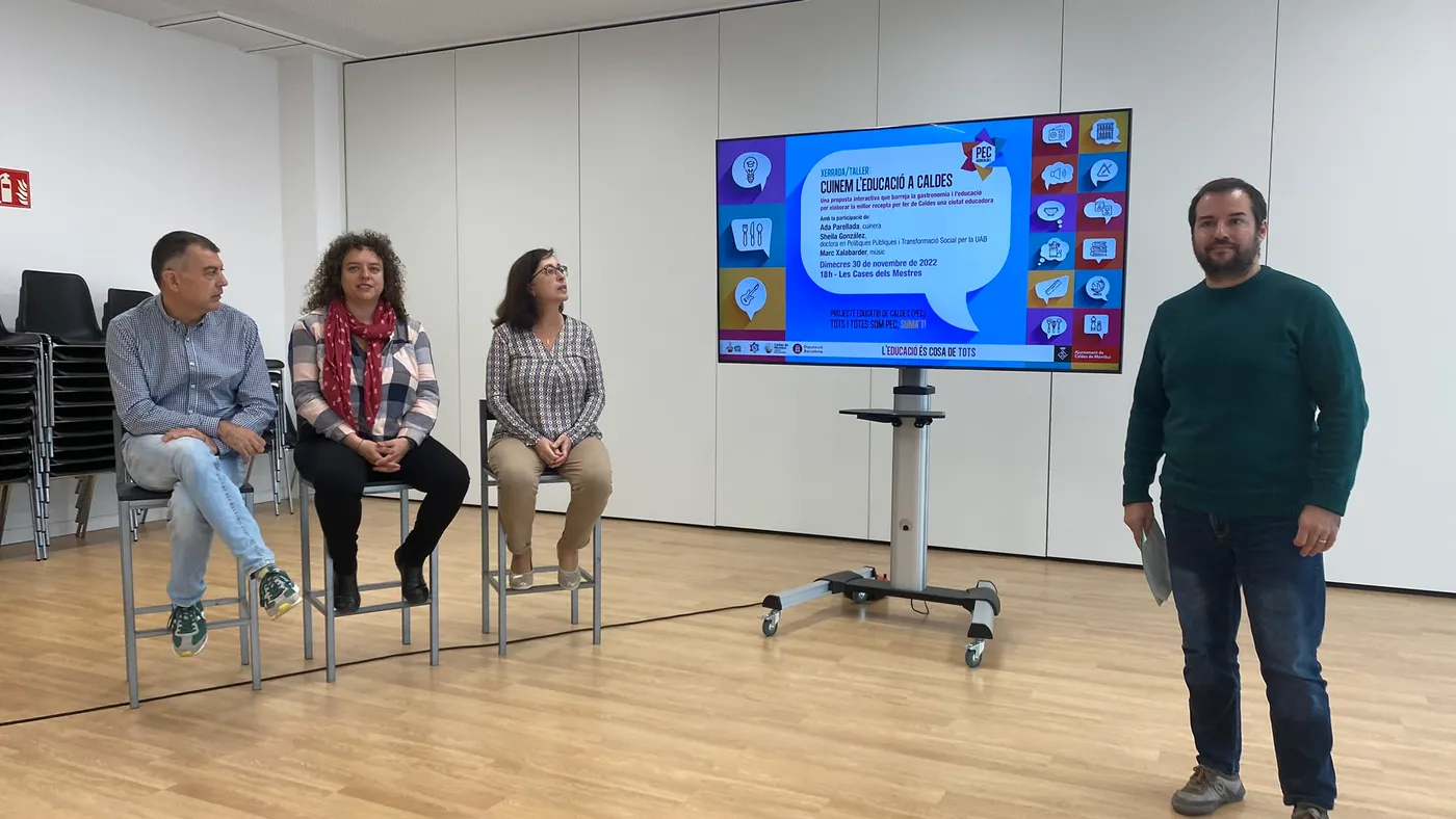 Una xerrada-taller interactiva amb la xef Ada Parellada donarà el tret de sortida al Projecte Educatiu de Caldes, que es reactiva després de la pandèmia
