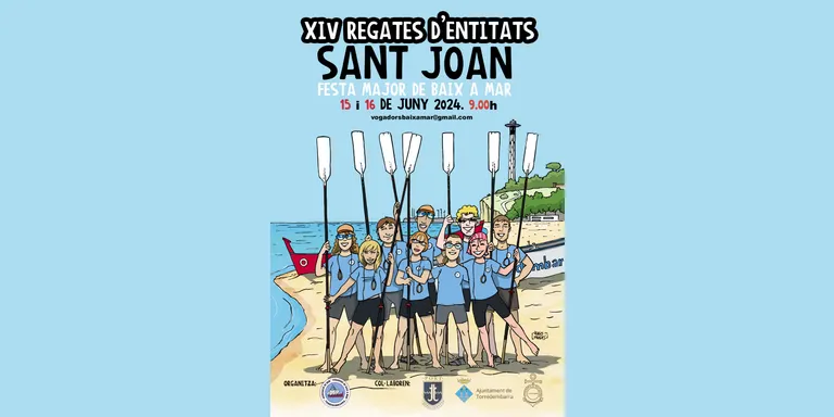 Les regates d'entitats donen el tret de sortida a les festes de Sant Joan a Baix a Mar