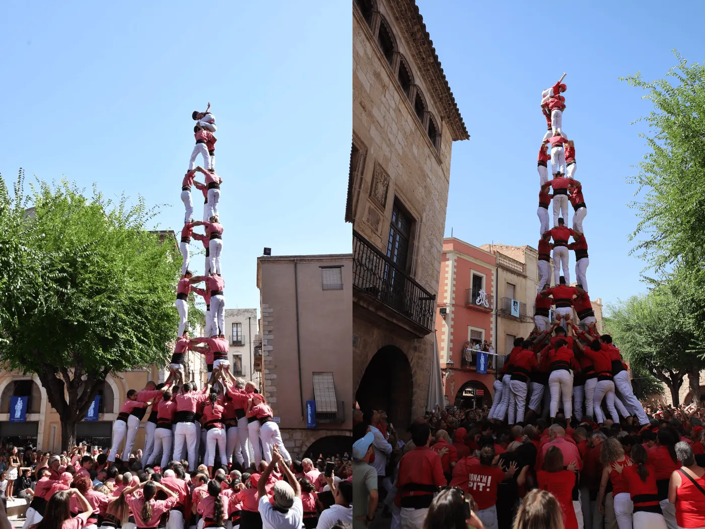 3de9 folrats dels Xiquets de Valls a Montblanc