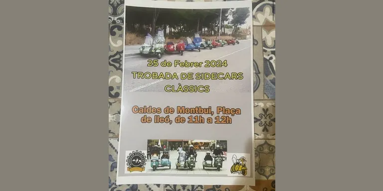 Caldes acull la 5a trobada de Sidecars de Catalunya