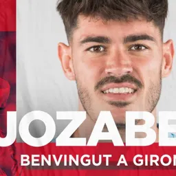 Roda de premsa de presentació del nou migcampista del Girona Jozabed. - episode art