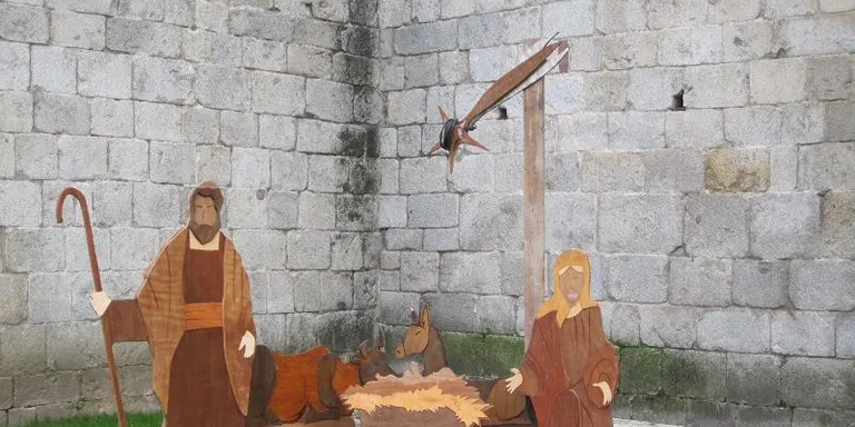 La Seu instal.la el Pessebre als jardins de la Catedral