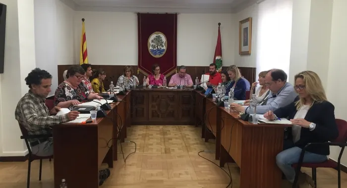 Moment del ple d'ahir