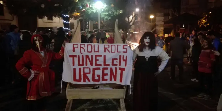 Els veïns de la zona de Tresponts volen fer visible la reivindicació del túnel