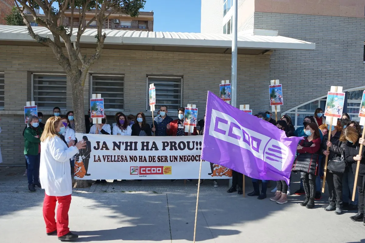 Les treballadores de les residències diuen prou