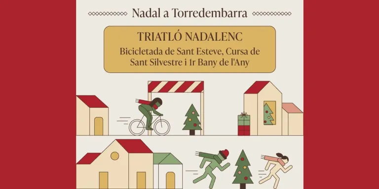 La triatló de Nadal comença per Sant Esteve