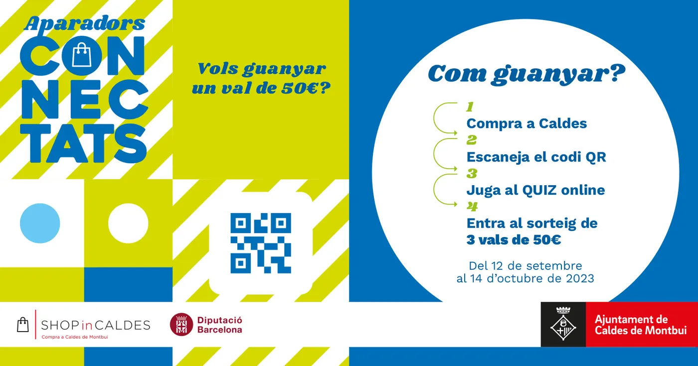 Arrenca la campanya comercial Aparadors connectats Shop in Caldes