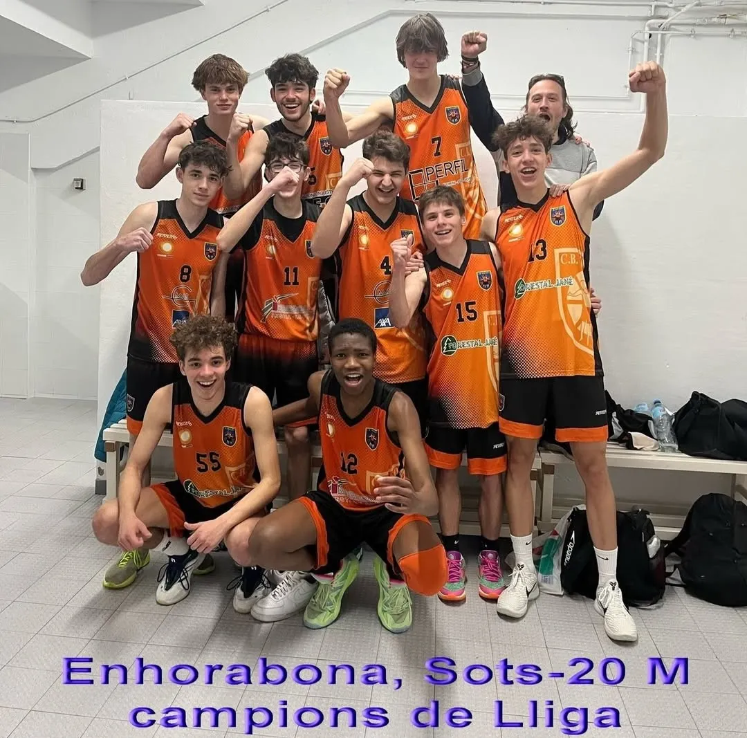 El sots 20 masculí del Club Bàsquet Solsona es proclama campió de Lliga