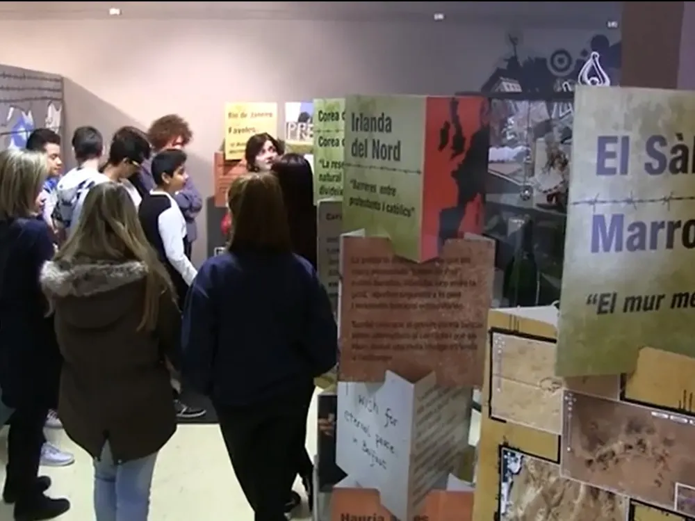 Alumnes de 4t d'ESO del Torrent dels Alous a la mostra de l'Antiga Estació