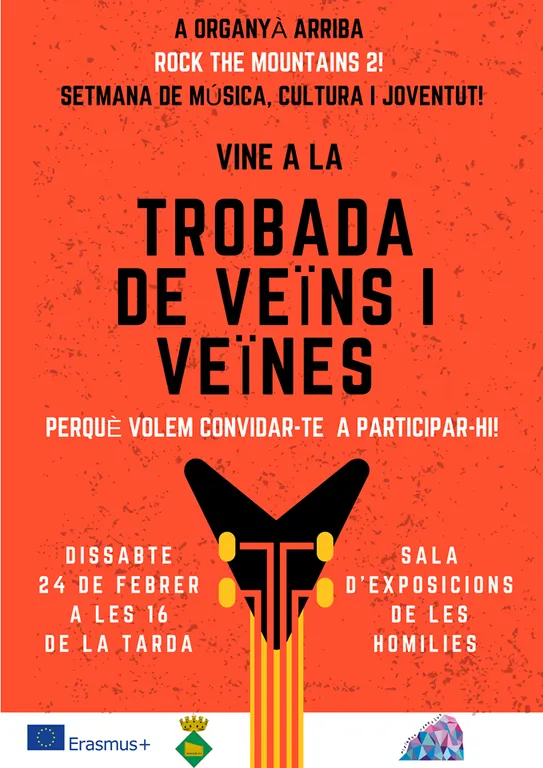 Reunió veïnal a Organyà per preparar 'Rock the Mountains'
