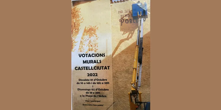 Castellciutat organitza una votació per decidir els nous murals de la vila