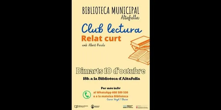 La Biblioteca promou el gust pel relat curt amb un nou club de lectura centrat en aquest gènere