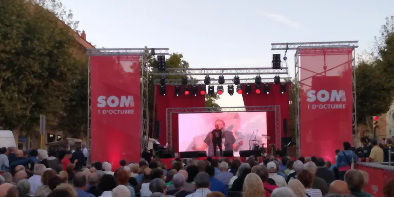 Clou la jornada 'Som 1 d'octubre' amb bona participació en els diversos actes