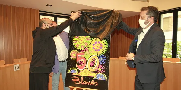 Blanes presenta el Logotip Oficial del 50è Concurs Internacional de Focs d'Artifici 2022 en el seu retorn