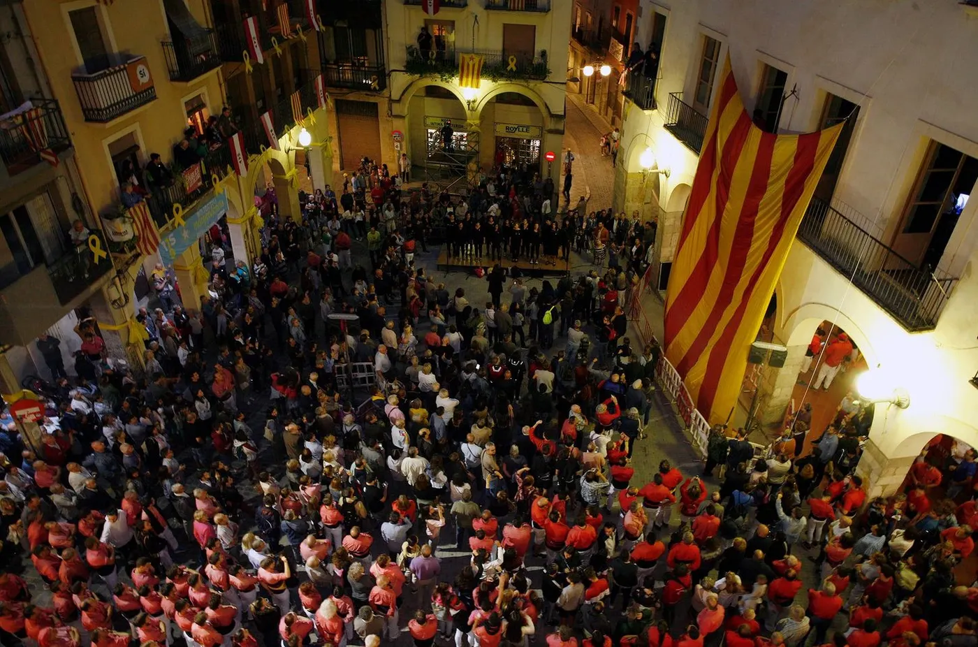 L’acte de la Diada Nacional es trasllada al passeig dels Caputxins