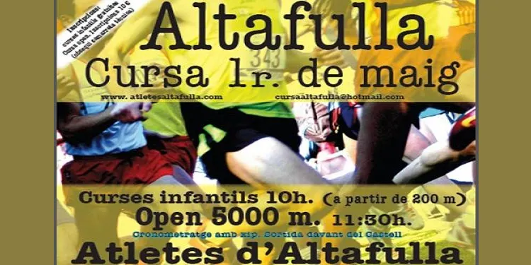Una quinzena d’inscrits a la Cursa 1 de Maig d’Altafulla