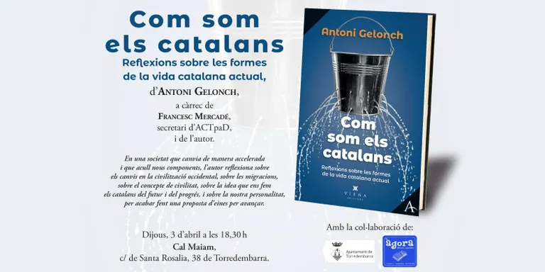 Antoni Gelonch presenta a Torredembarra el llibre 'Com som els catalans'
