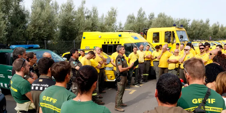ADF, Agents Rurals i GEPIF es desplacen a Castella i Lleó per ajudar en l'extinció d'incendis forestals