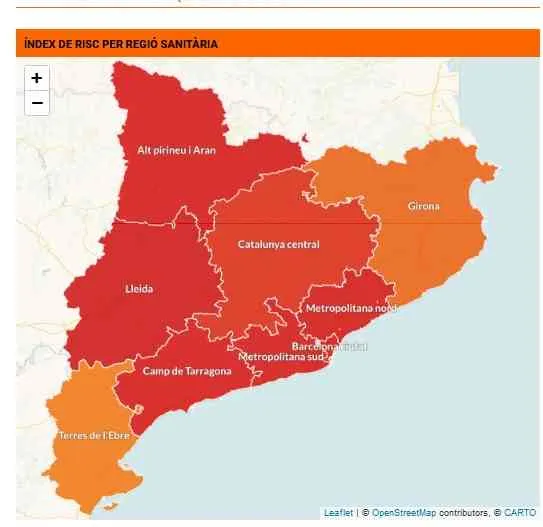 L'índex de risc per la Covid-19 a Pineda continua 'molt alt', amb 27 casos diagnosticats en els darrers set dies