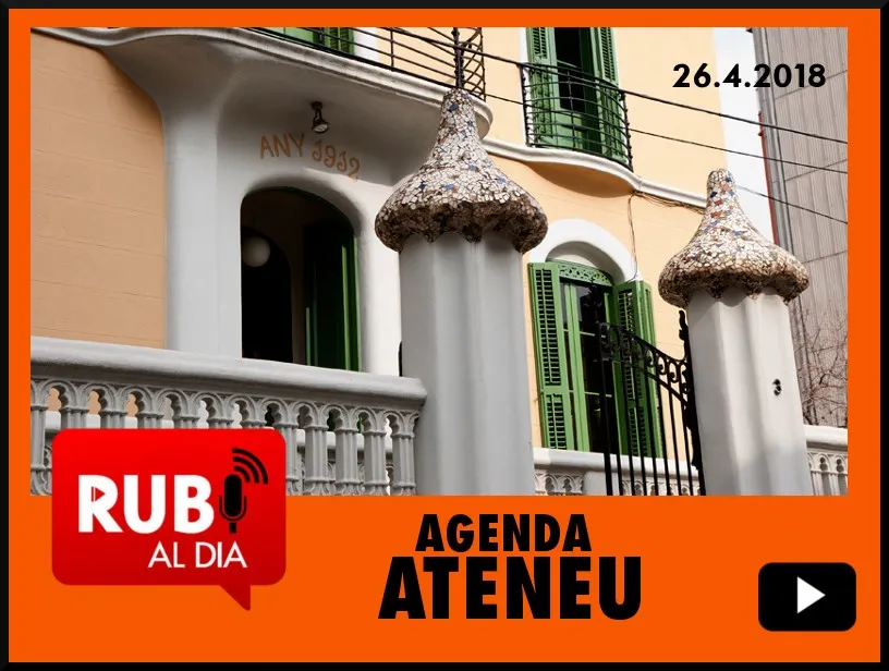 Agenda Ateneu Municipal 26 abril 2018